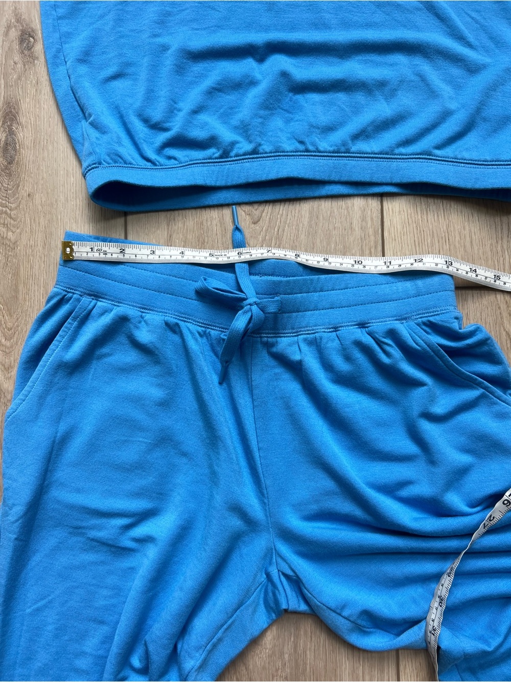 PJ Salvage Women's Cozy V-Neck Tank and Lounge Pants Set Electric Blue XS - Picture 9 of 11